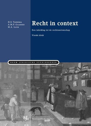 9789462900011 Recht in context | Tweedehands, Boeken, Verzenden, Zo goed als nieuw, H.S. Taekema