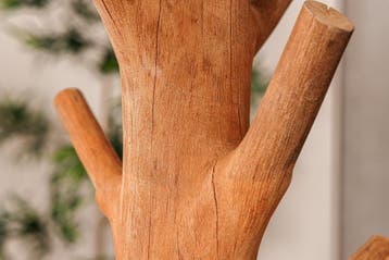 Tafellamp JEWELRY 60cm natuurlijke mangosteenhouten, Ophalen of Verzenden, Nieuw