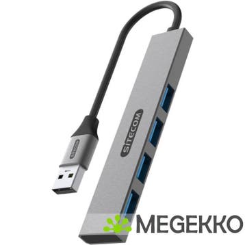 Sitecom USB-A to 4x USB-A Tiny hub, Verzenden, Nieuw, Sitecom