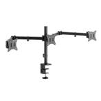 Desk Mount Triple LogiLink 13-27 (Standaards, Monitors), Ophalen of Verzenden, Nieuw