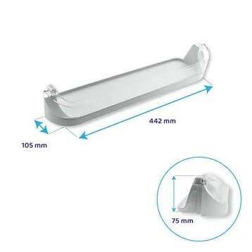 Hotpoint-Ariston Koelkast Flessenbak 442x105mm / C00283254, Verzenden, Nieuw
