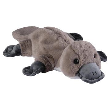 Warmies vogelbekdier knuffel - magnetron - 40 cm - lavendel, Verzenden, Nieuw