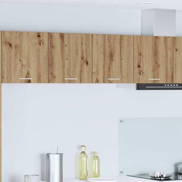 vidaXL Hangkast Artisan Eiken 80 x 31 x 40 cm Bewerkt hout, Huis en Inrichting, Verzenden, Nieuw, Bruin