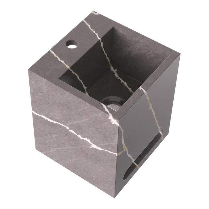 Brauer Nova Vrijhangende Fontein - 25 cm - met 1 Kraangat -, Doe-het-zelf en Verbouw, Sanitair, Ophalen of Verzenden