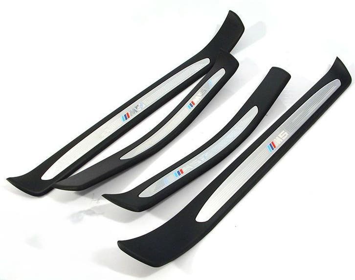 BMW E60 E61 instaplijsten M5-stijl set 03-09, Auto-onderdelen, Carrosserie en Plaatwerk, Nieuw, BMW, Links, Rechts