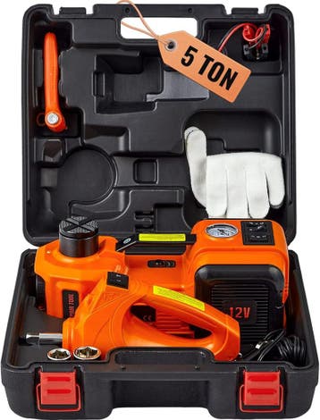 VEVOR Elektrische krik, 5 t, 180 W, elektrische krik, hydrau, Verzenden, Zo goed als nieuw