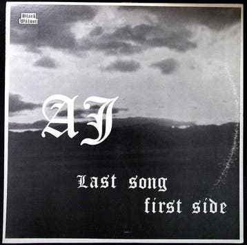 A. J. - Last song first side (USA 1973 1st pressing LP) - LP, Nieuw in verpakking