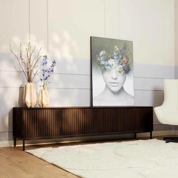 Tv meubel Madison Brown | 210 cm | Starfurn, Huis en Inrichting, Ophalen of Verzenden, Nieuw