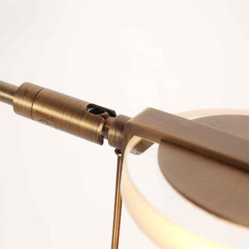 2dekans | Steinhauer Turound Vloerlamp – Dimbaar Uplight &, Huis en Inrichting, Lampen | Vloerlampen, Ophalen of Verzenden, Zo goed als nieuw