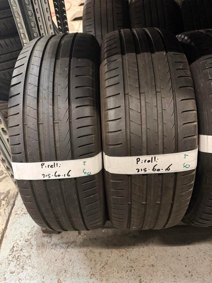 215-60-16 Pirelli Zomerbanden 5mm Incl Montage 215 60 16, Auto-onderdelen, Banden en Velgen, 16 inch, Zomerbanden, 215 mm, Personenwagen