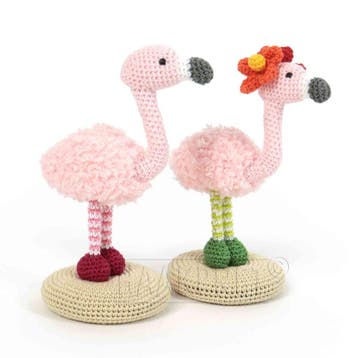 Flamingo Haken - Mini-Beesies - Haakpret Anja Toonen - Haa, Hobby en Vrije tijd, Breien en Haken, Ophalen of Verzenden, Nieuw