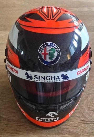 Formule 1 - Kimi Räikkönen - 2020 - Scale 1/2 helmet, Nieuw