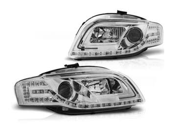 LED koplamp Tube dagrijverlichting Chrome geschikt voor Audi, Auto-onderdelen, Verzenden, Nieuw, Audi