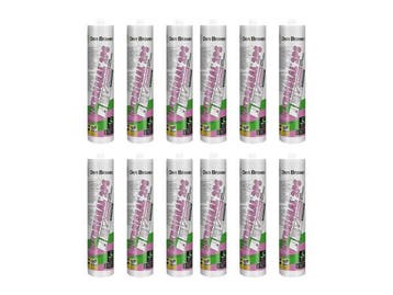 Veiling - 12x Den Braven Hybriseal 2PS Afdichtingskit Wit (2, Nieuw