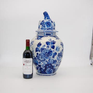 De Porceleyne Fles, Delft - H. 50cm / 1964 - Vaas -, Antiek en Kunst, Antiek | Glas en Kristal