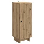 vidaXL Dressoir Artisanaal eiken 33 x 34,5 x 90 cm Bewerkt, Huis en Inrichting, Verzenden, Nieuw, Overige houtsoorten, Minder dan 50 cm