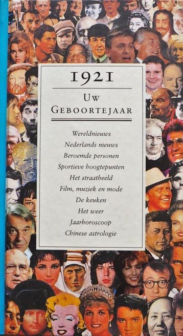 1921 Uw geboortejaar 9789056850432, Verzenden, Gelezen