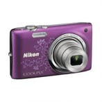 Nikon Coolpix S2700 Digitale Compact Camera - Paars/Lineart, Verzenden, Zo goed als nieuw