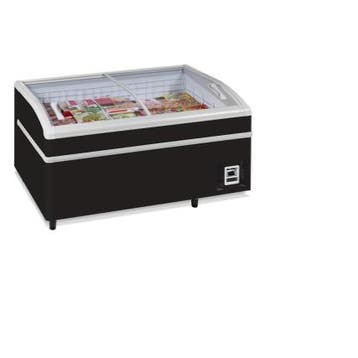 Supermarktkoeler/-vriezer zwart | 152 x 92 x 79 cm | 230V, Verzenden, Nieuw in verpakking