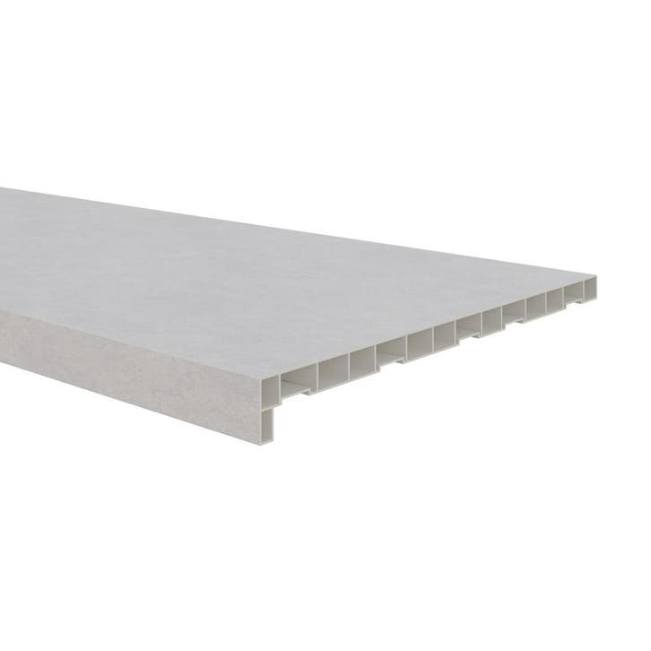 SCHERP GEPRIJSD - Milinboard Steenlook Vensterbank, Doe-het-zelf en Verbouw, Plinten en Afwerking, 250 cm of meer, Vensterbanken