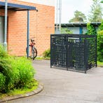 Containerombouw Bernalda voor 2 containers 240L antraciet ca, Tuin en Terras, Bergingen en Tuinkasten, Verzenden, Nieuw