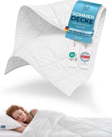 Zomerdekbed 200x200 | Retourdeal 39% Korting, Wit, Tweepersoons, Ophalen of Verzenden, Deken of Dekbed