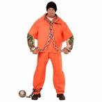 Oranje gevangenis kostuum met tattoos, Kleding | Heren, Ophalen of Verzenden, Nieuw