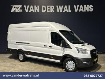 Ford Transit | 2.0 TDCI 185pk L4H3 Jumbo Euro6 Airco |, Gebruikt, Euro 6, Wit, Dealer onderhouden