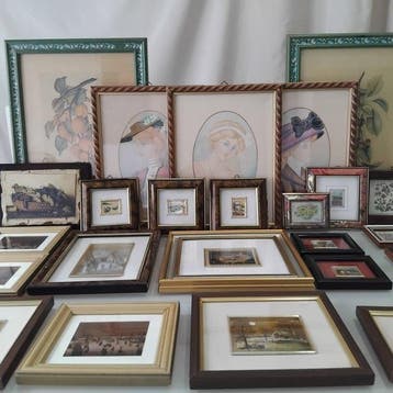 Themacollectie - Schilderijen en decoratieve schilderijtjes.