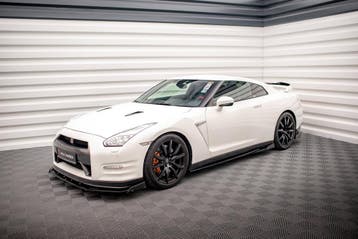 Maxton Side Skirts Diffusers met Flaps Nissan GTR R35, Auto-onderdelen, Verzenden, Nieuw, Nissan