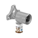 Uponor S-Press Plus muurplaat 1/2 binnendraad x 16 hoog + f, Doe-het-zelf en Verbouw, Verwarming en Radiatoren, Verzenden, Nieuw