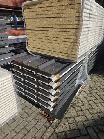 Sandwichpanelen, dakplaten, wand- en gevelplaten, damwand, Verzenden, Nieuw