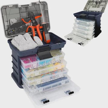 Multifunctionele Visgerei Opbergbox met Lades - Draagbare Or, Verzenden, Nieuw