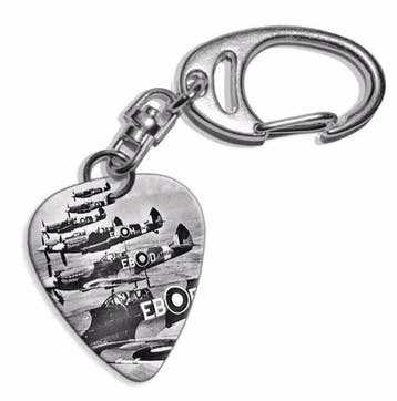 Plectrum ketting of sleutelhanger van Spitfire vliegtuigen, Ophalen of Verzenden, Nieuw