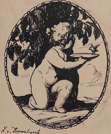Ludwig von Zumbusch (1861-1927) - Der kleine Vogel