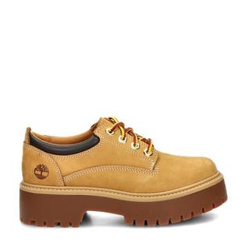 Timberland Stone Street Low Lace veterschoenen, Verzenden, Geel, Nieuw, Wandelschoenen