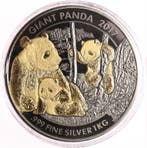 Cameroon Giant Panda 1 kg 2017 Golden Enigma, Verzenden, Losse munt, Zilver