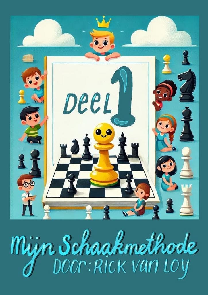 Mijn Schaakmethode Deel 1, schaken, kinderen, leraren, Hobby en Vrije tijd, Denksport en Puzzels, Schaken, Nieuw, Verzenden