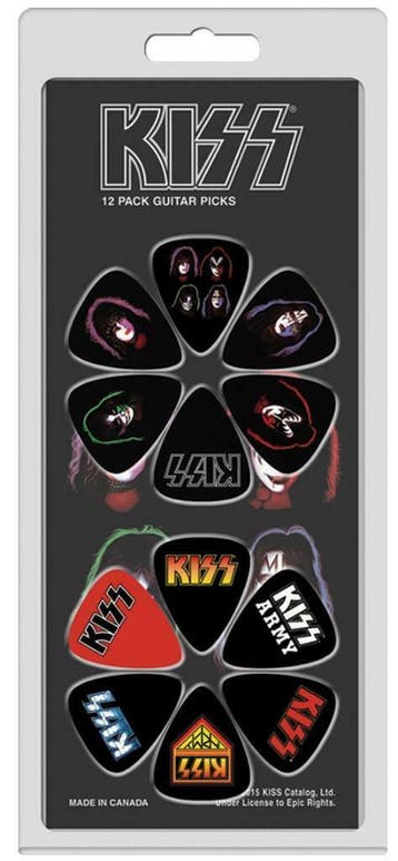 KISS 12-pack Medium plectrum 0.71 mm, Ophalen of Verzenden, Nieuw, Gebruiksvoorwerp
