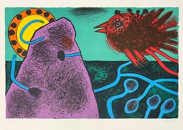Corneille (1922-2010) - Aurore sur la montagne