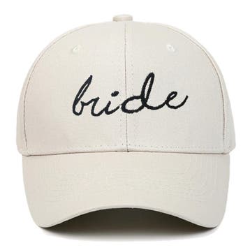 Cap Bride ivoor met geborduurde tekst bride, Kleding | Dames, Verzenden, Wit, Sweet-One, Nieuw
