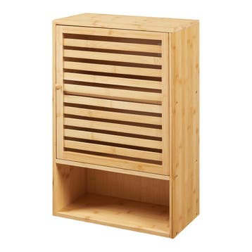 Badkamerkast Gjesdal 60x40x20 cm bamboe naturel [en.casa], Verzenden, Nieuw