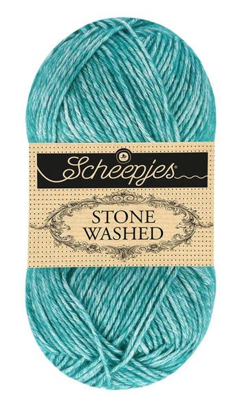 Scheepjes Stone Washed - 849 Bright Actinolite - Katoen-mi, Ophalen of Verzenden, Nieuw