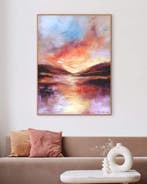 Ellis Hollering - Abstract landscape - Sunset Fire -