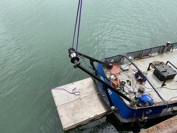 Koppelponton werkvlot pontonnetje ponton duurzaam sterk, Ophalen, Nieuw