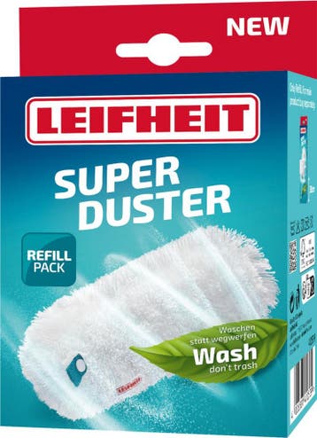 Leifheit Superduster plumeau navulling - microvezel - 50x, Ophalen of Verzenden