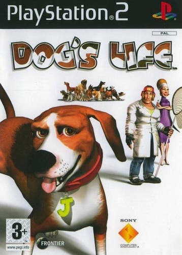 Playstation 2 Dogs Life, Verzenden, Zo goed als nieuw