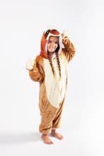 Onesie Luiaard Pak 128-134 Luiaardpak Kostuum Bruin Sloth Ki, Ophalen of Verzenden, Nieuw, 134 t/m 140