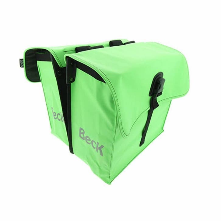 Beck Dubbele Fietstas Small Lime, Fietsen en Brommers, Fietsaccessoires | Fietstassen, Nieuw, Verzenden