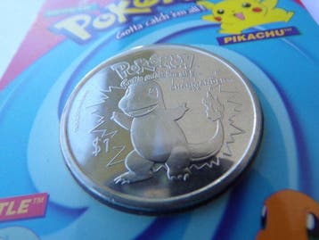 Niue. 1 Dollar 2001, Pokémon - Münze Charmander in OVP